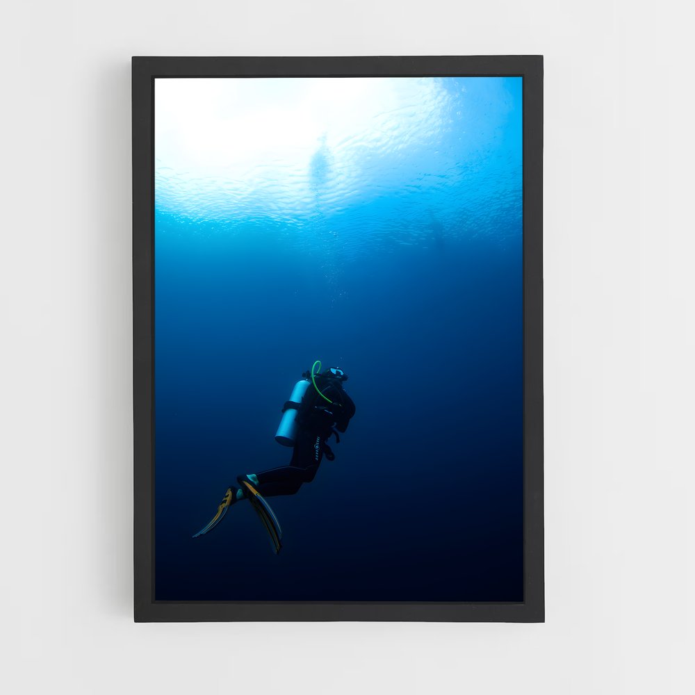 Poster Plongée au Cœur du Triangle Corail – affiche Plongée sous-marine (vue 2)
